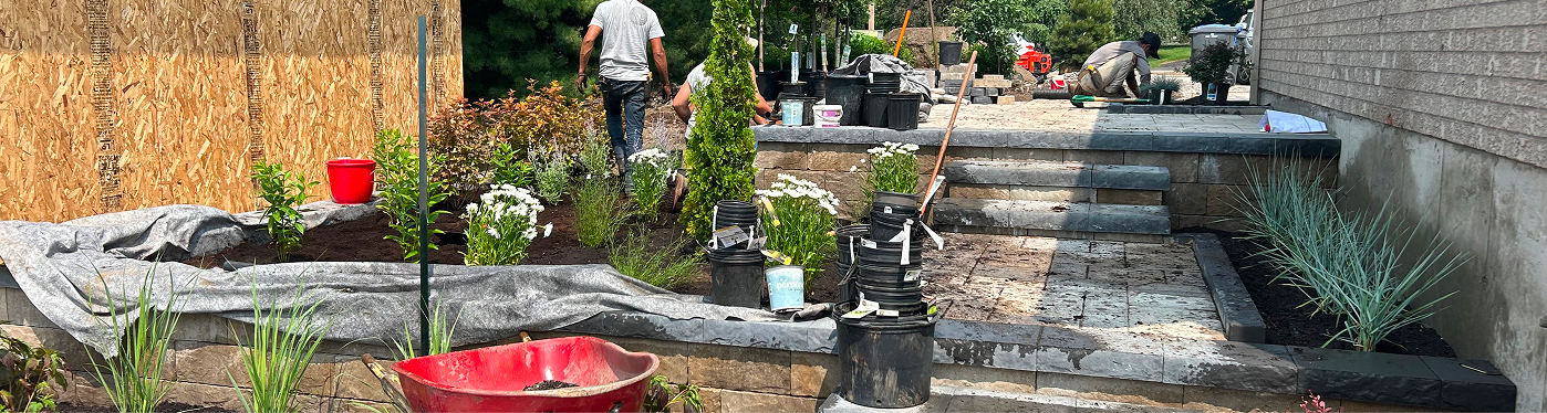 escaliers en pavé